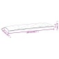 vidaXL Cuscini Panca da Giardino 2pz a Quadri Nero 150x50x7 cm Tessuto vidaXL Cuscini Panca da Giardino 2pz a Quadri Nero 150x50x7 cm Tessuto