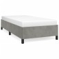 vidaXL Giroletto Grigio Chiaro 90x190 cm in Velluto vidaXL Giroletto Grigio Chiaro 90x190 cm in Velluto