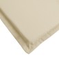 vidaXL Cuscino per Sdraio Beige (75+105)x50x4 cm vidaXL Cuscino per Sdraio Beige (75+105)x50x4 cm