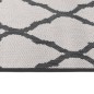 vidaXL Tappeto da Esterno Grigio e Bianco 80x150 cm Design Reversibile vidaXL Tappeto da Esterno Grigio e Bianco 80x150 cm Design Reversibile