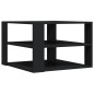 vidaXL Tavolino da Salotto Nero 59,5x59,5x40 cm in Legno Multistrato vidaXL Tavolino da Salotto Nero 59,5x59,5x40 cm in Legno Multistrato