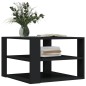 vidaXL Tavolino da Salotto Nero 59,5x59,5x40 cm in Legno Multistrato vidaXL Tavolino da Salotto Nero 59,5x59,5x40 cm in Legno Multistrato