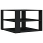 vidaXL Tavolino da Salotto Nero 59,5x59,5x40 cm in Legno Multistrato vidaXL Tavolino da Salotto Nero 59,5x59,5x40 cm in Legno Multistrato