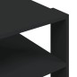 vidaXL Tavolino da Salotto Nero 59,5x59,5x40 cm in Legno Multistrato vidaXL Tavolino da Salotto Nero 59,5x59,5x40 cm in Legno Multistrato