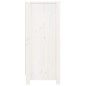 Credenza Bianca 40x35x80 cm in Legno Massello di Pino Credenza Bianca 40x35x80 cm in Legno Massello di Pino