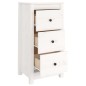 Credenza Bianca 40x35x80 cm in Legno Massello di Pino Credenza Bianca 40x35x80 cm in Legno Massello di Pino