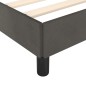 vidaXL Giroletto con Testiera Grigio Scuro 80x200 cm in Velluto vidaXL Giroletto con Testiera Grigio Scuro 80x200 cm in Velluto