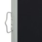 Tenda da Sole Laterale Retrattile 100 x 300 cm Nera Tenda da Sole Laterale Retrattile 100 x 300 cm Nera