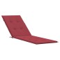 vidaXL Cuscino per Sdraio Rosso Vino (75+105)x50x3 cm vidaXL Cuscino per Sdraio Rosso Vino (75+105)x50x3 cm