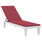 vidaXL Cuscino per Sdraio Rosso Vino (75+105)x50x3 cm vidaXL Cuscino per Sdraio Rosso Vino (75+105)x50x3 cm