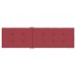 vidaXL Cuscino per Sdraio Rosso Vino (75+105)x50x3 cm vidaXL Cuscino per Sdraio Rosso Vino (75+105)x50x3 cm