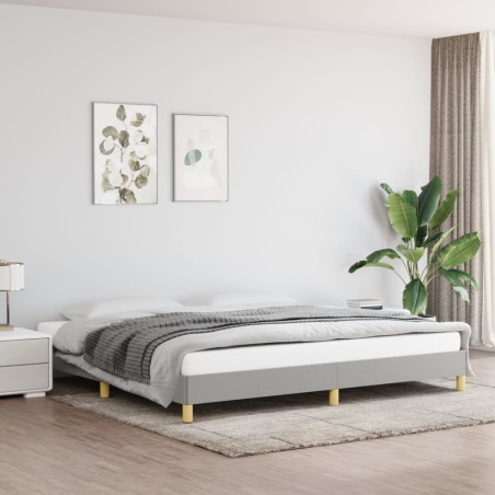 vidaXL Giroletto Grigio Chiaro 200x200 cm in Tessuto