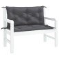 vidaXL Cuscini Panca Giardino 2pz Antracite 100x50x7cm Tessuto Oxford vidaXL Cuscini Panca Giardino 2pz Antracite 100x50x7cm Tessuto Oxford