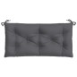 vidaXL Cuscini Panca Giardino 2pz Antracite 100x50x7cm Tessuto Oxford vidaXL Cuscini Panca Giardino 2pz Antracite 100x50x7cm Tessuto Oxford