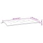 vidaXL Cuscini Panca Giardino 2pz Antracite 100x50x7cm Tessuto Oxford vidaXL Cuscini Panca Giardino 2pz Antracite 100x50x7cm Tessuto Oxford
