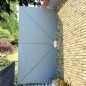 Tenda Laterale per Terrazza Pieghevole Grigio 400x200 cm Tenda Laterale per Terrazza Pieghevole Grigio 400x200 cm