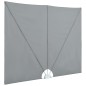 Tenda Laterale per Terrazza Pieghevole Grigio 400x200 cm Tenda Laterale per Terrazza Pieghevole Grigio 400x200 cm