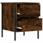 vidaXL Comodini 2 pz Rovere Fumo 40x42x50 cm in Legno Multistrato vidaXL Comodini 2 pz Rovere Fumo 40x42x50 cm in Legno Multistrato