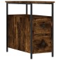 vidaXL Comodini 2 pz Rovere Fumo 30x60x60 cm in Legno Multistrato vidaXL Comodini 2 pz Rovere Fumo 30x60x60 cm in Legno Multistrato
