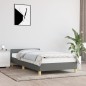 vidaXL Giroletto con Testiera Grigio Scuro 90x190 cm in Tessuto vidaXL Giroletto con Testiera Grigio Scuro 90x190 cm in Tessuto