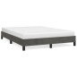 vidaXL Giroletto senza Materasso Grigio Scuro 140x190 cm Velluto vidaXL Giroletto senza Materasso Grigio Scuro 140x190 cm Velluto