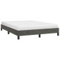 vidaXL Giroletto senza Materasso Grigio Scuro 140x190 cm Velluto vidaXL Giroletto senza Materasso Grigio Scuro 140x190 cm Velluto