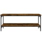 vidaXL Tavolino da Salotto Rovere Fumo 100x55x40 cm Legno Multistrato