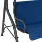 vidaXL Panchina a Dondolo da Giardino Blu Scuro 170x110x153 cm Tessuto vidaXL Panchina a Dondolo da Giardino Blu Scuro 170x110x153 cm Tessuto