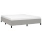 vidaXL Giroletto Grigio Chiaro 160x200 cm in Tessuto vidaXL Giroletto Grigio Chiaro 160x200 cm in Tessuto