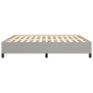 vidaXL Giroletto Grigio Chiaro 160x200 cm in Tessuto vidaXL Giroletto Grigio Chiaro 160x200 cm in Tessuto