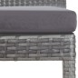 vidaXL Set da Bar da Giardino 5 pz Polyrattan e Legno Acacia Grigio vidaXL Set da Bar da Giardino 5 pz Polyrattan e Legno Acacia Grigio