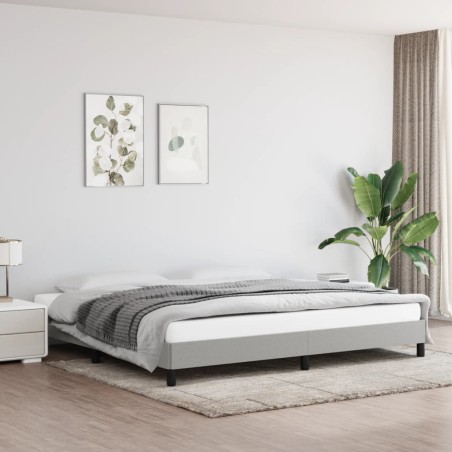 vidaXL Giroletto Grigio Chiaro 200x200 cm in Tessuto