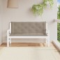 vidaXL Cuscino per Panca da Giardino Tortora 150 cm in Tessuto Oxford