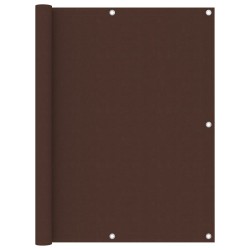Paravento Balcone Marrone 120x400cm in Tessuto Oxford