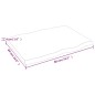 vidaXL Piano Tavolo Grigio Scuro 80x60x4 cm in Rovere Non Trattato vidaXL Piano Tavolo Grigio Scuro 80x60x4 cm in Rovere Non Trattato