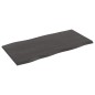 vidaXL Piano Tavolo Grigio Scuro 100x50x2 cm in Rovere Non Trattato