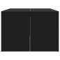 vidaXL Tavolino da Salotto Nero 102x50x36 cm in Legno Multistrato