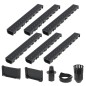 Canalette di Drenaggio 6 pz Plastica 6 m Canalette di Drenaggio 6 pz Plastica 6 m