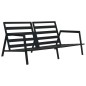 vidaXL Set Divani da Giardino 5 pz con Cuscini Alluminio Grigio Scuro vidaXL Set Divani da Giardino 5 pz con Cuscini Alluminio Grigio Scuro