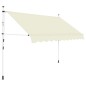 Tenda da Sole Retrattile Manuale 300 cm Crema Tenda da Sole Retrattile Manuale 300 cm Crema