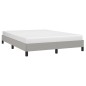 vidaXL Giroletto Grigio Chiaro 140x190 cm in Tessuto vidaXL Giroletto Grigio Chiaro 140x190 cm in Tessuto