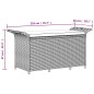 vidaXL Panca da Giardino con Cuscino Marrone 116x46x57cm in Polyrattan vidaXL Panca da Giardino con Cuscino Marrone 116x46x57cm in Polyrattan