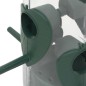 vidaXL Mangiatoie per Uccelli 3 pz Verde Scuro 17x17x32 cm vidaXL Mangiatoie per Uccelli 3 pz Verde Scuro 17x17x32 cm