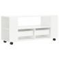 vidaXL Mobile Porta TV Bianco Lucido 102x34,5x43 cm Legno Multistrato vidaXL Mobile Porta TV Bianco Lucido 102x34,5x43 cm Legno Multistrato