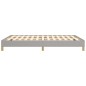 vidaXL Giroletto Grigio Chiaro 160x200 cm in Tessuto