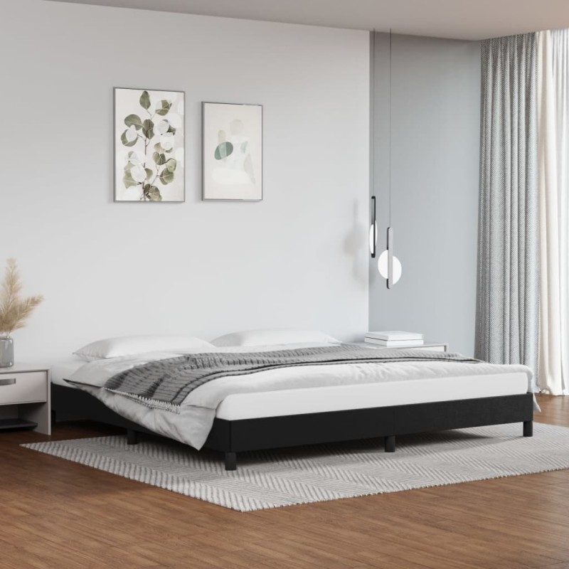 vidaXL Giroletto Nero 200x200 cm in Similpelle vidaXL Giroletto Nero 200x200 cm in Similpelle