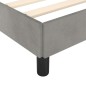 vidaXL Giroletto Grigio Chiaro 200x200 cm in Velluto