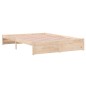vidaXL Giroletto 140x200 cm in Legno Massello di Pino