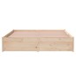 vidaXL Giroletto 140x200 cm in Legno Massello di Pino