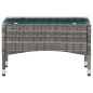 vidaXL Set Divani da Giardino 4 pz con Cuscini in Polyrattan Grigio vidaXL Set Divani da Giardino 4 pz con Cuscini in Polyrattan Grigio